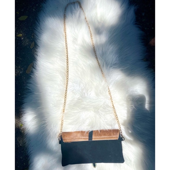 Vintage Cowhide Suede Handbag - Picture 3 of 8